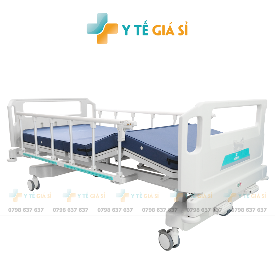 Giường Y Tế Tay Quay 2 Chức Năng Ikigai GHA6 - Ảnh 3