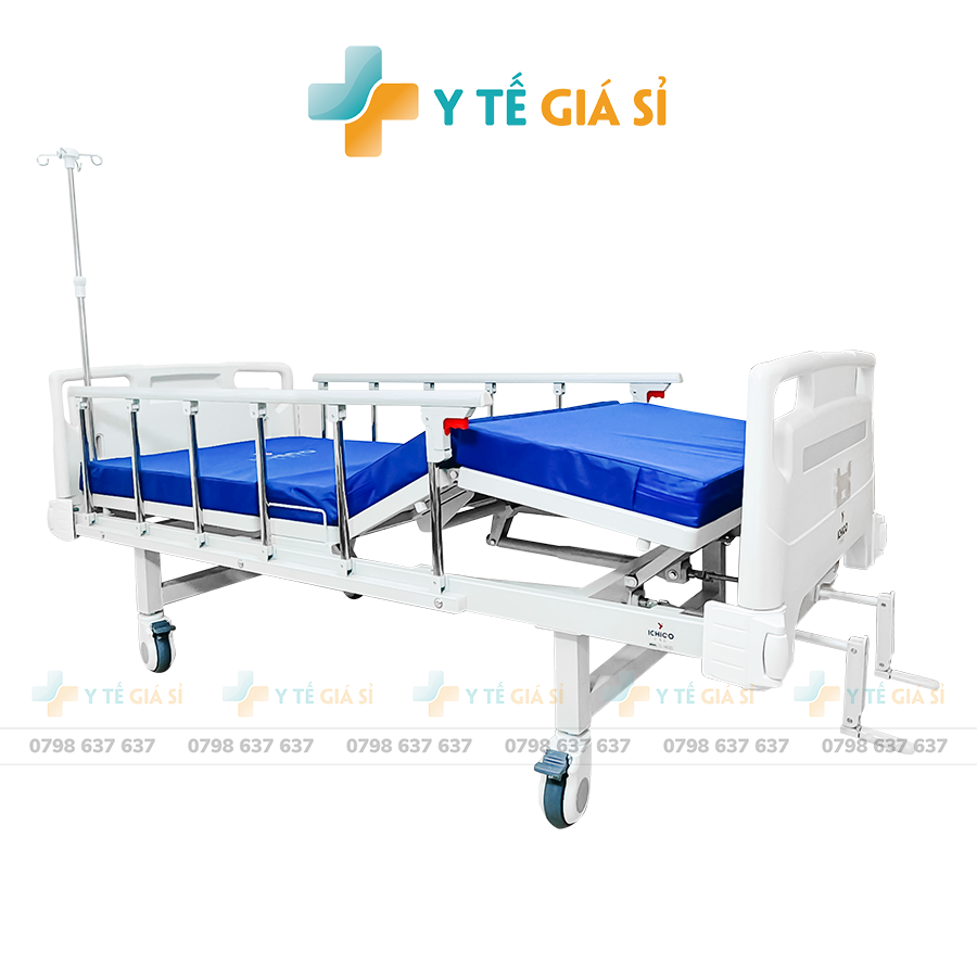 Giường bệnh nhân 2 chức năng cao cấp ICHIGO IG-HB02S - Ảnh 3