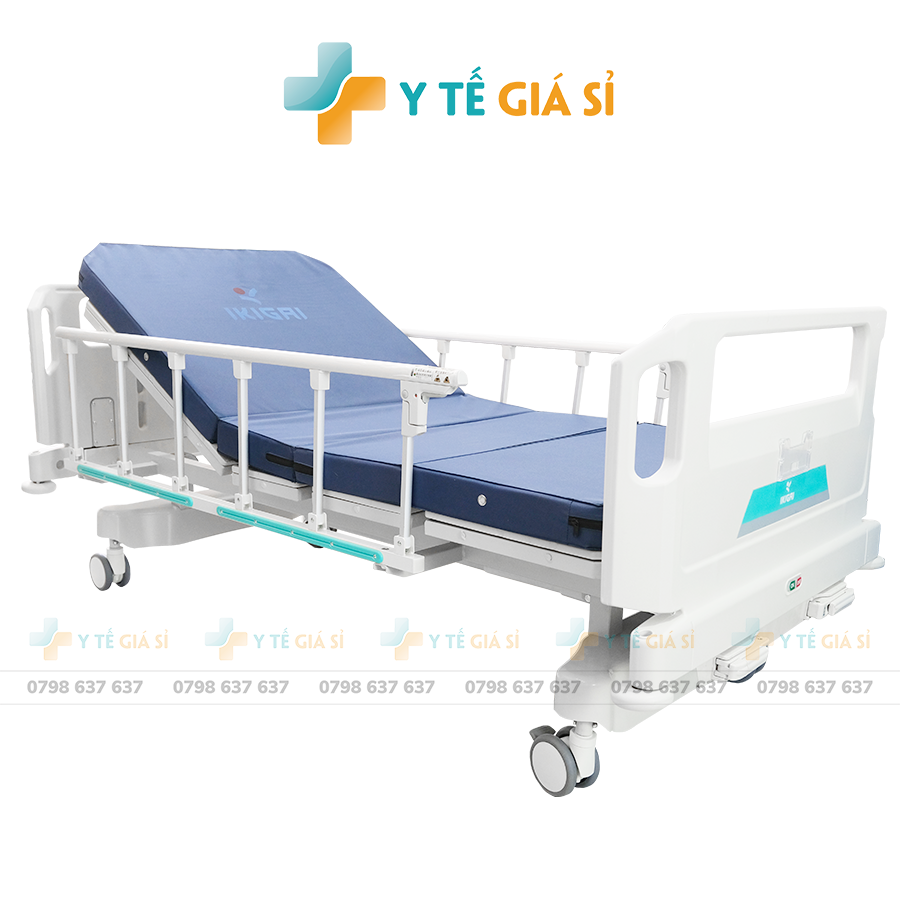 Giường Y Tế Tay Quay 2 Chức Năng Ikigai GHA6 - Ảnh 4