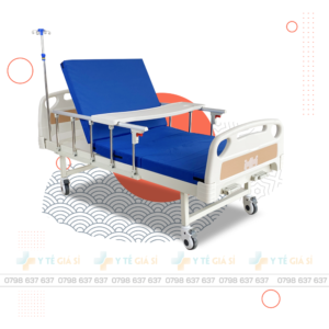 Giường Y Tế 2 Tay Quay Kín GBM – 093