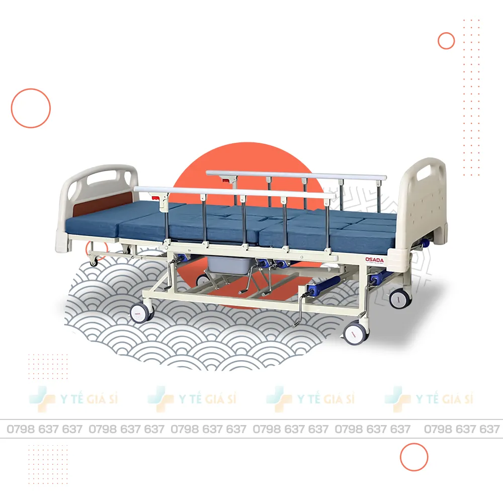 Giường y tế cao cấp 11 chức năng OSADA SD-57C - Ảnh 8