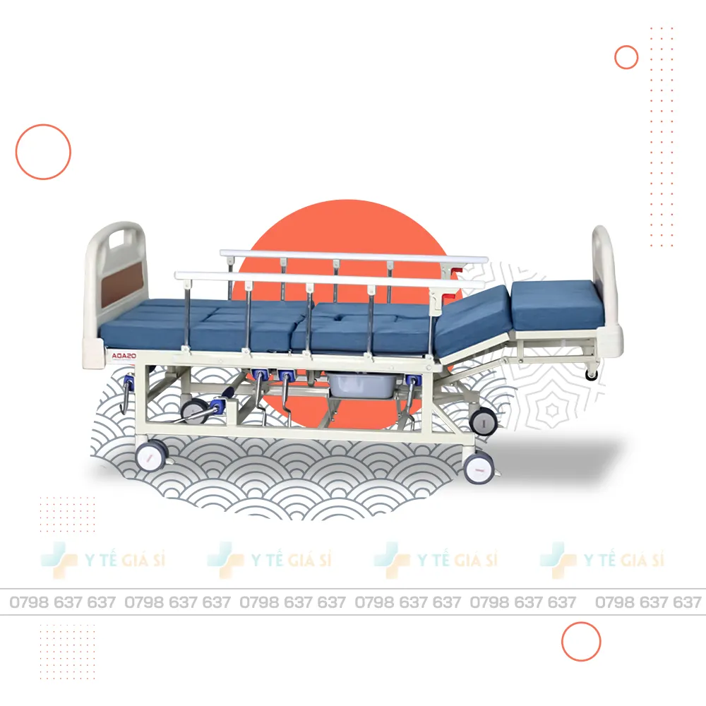 Giường y tế cao cấp 11 chức năng OSADA SD-57C - Ảnh 3