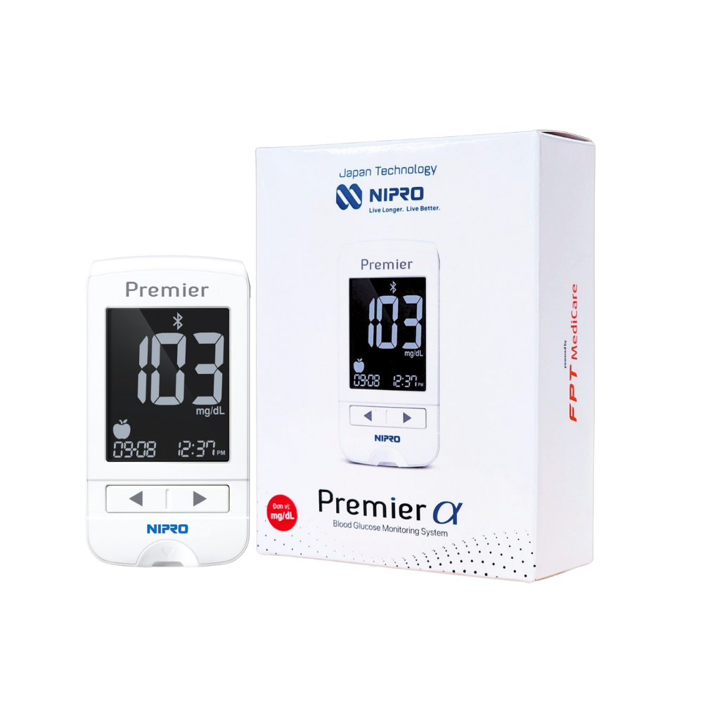 Nipro Premier Alpha – Máy Đo Đường Huyết Thế Hệ Mới Công Nghệ Nhật Bản