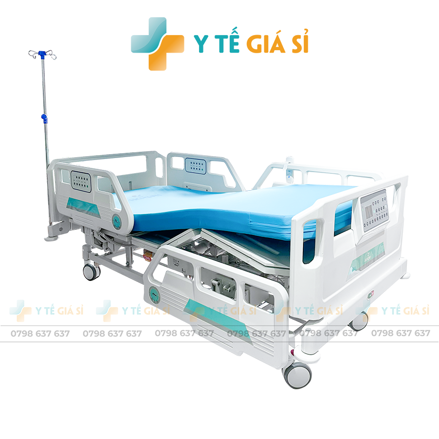 Giường Y Tế ICU Điện Đa Chức Năng Tích Hợp Cân Ikigai GH-D01-2 - Ảnh 5