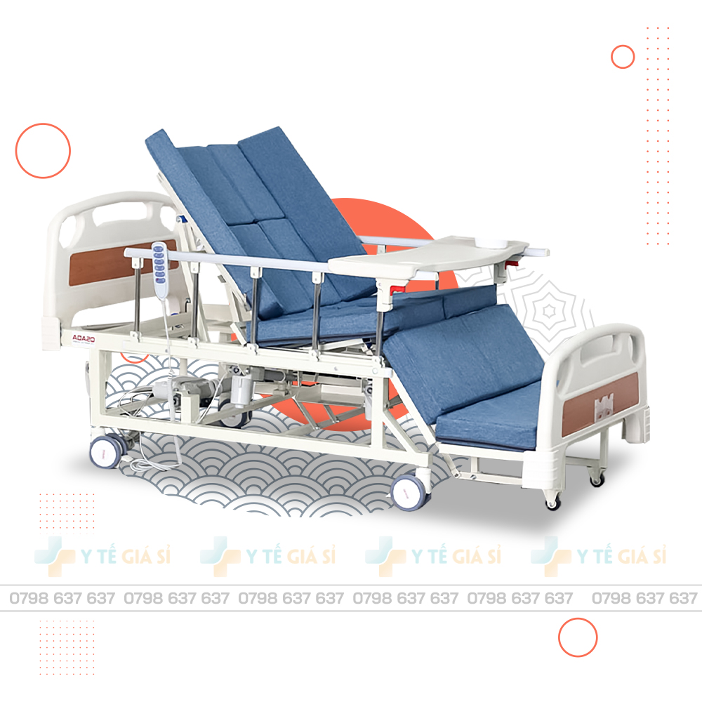 Giường Y Tế Điện Cao Cấp OSADA SD-16E 16 Chức Năng