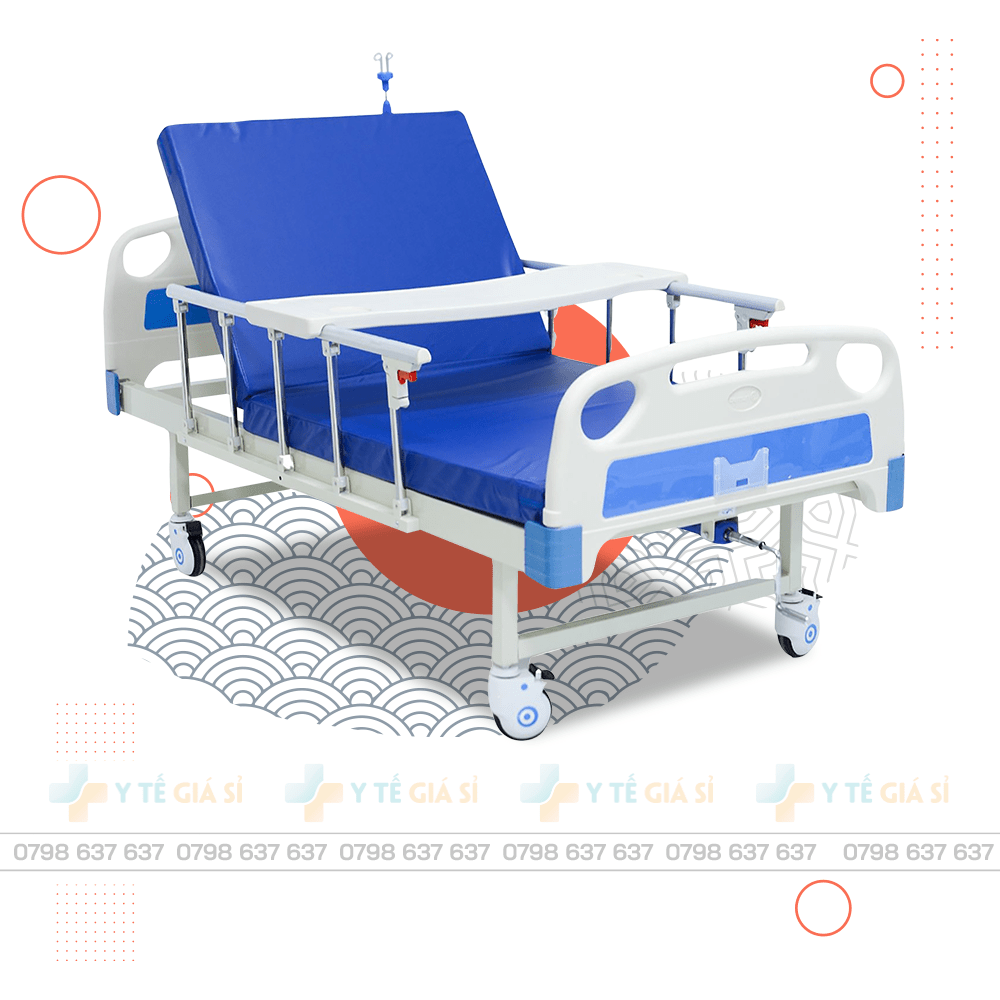 GIƯỜNG CƠ ĐA NĂNG 1 TAY QUAY HUMED HM-C1