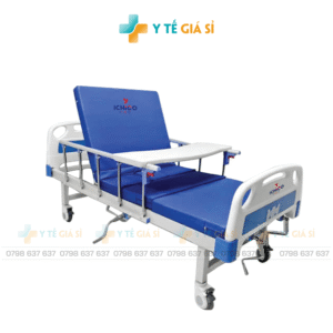 GIƯỜNG Y TẾ 3 TAY QUAY CÓ BÔ VỆ SINH ICHIGO IG-HB02P